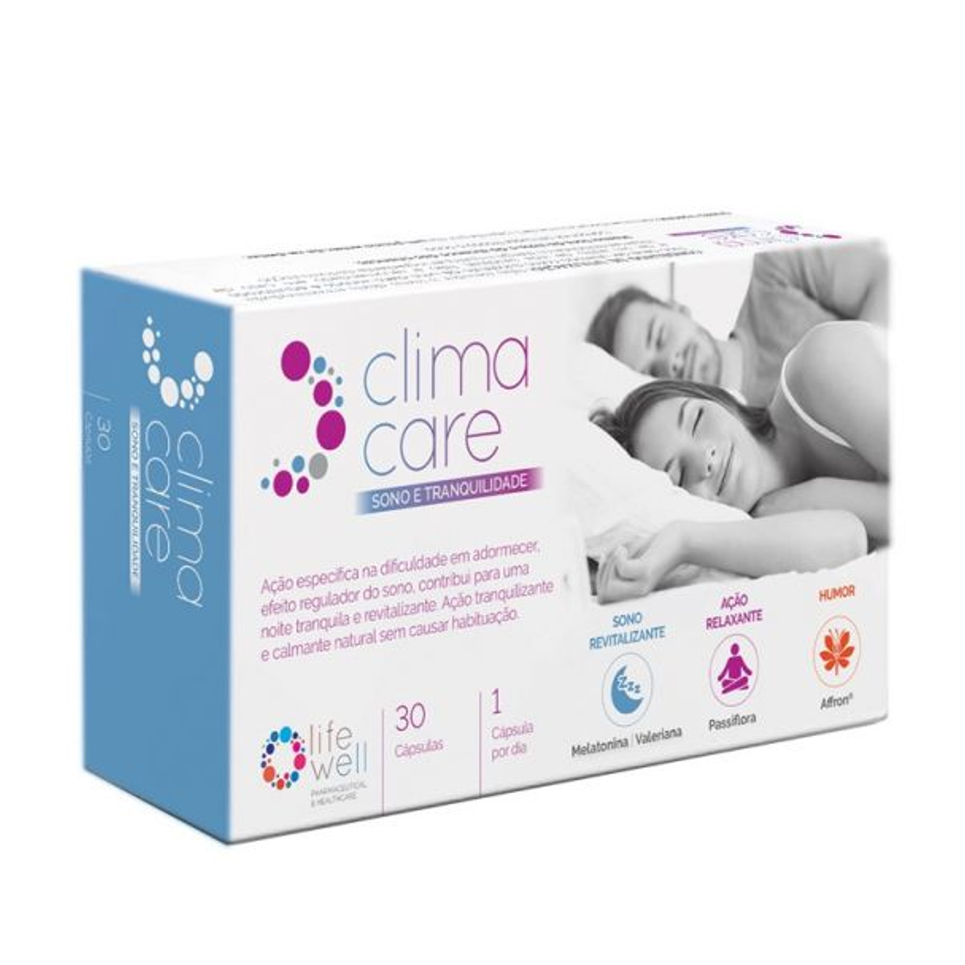 ClimaCare Sono e Tranquilidade 30 Cápsulas