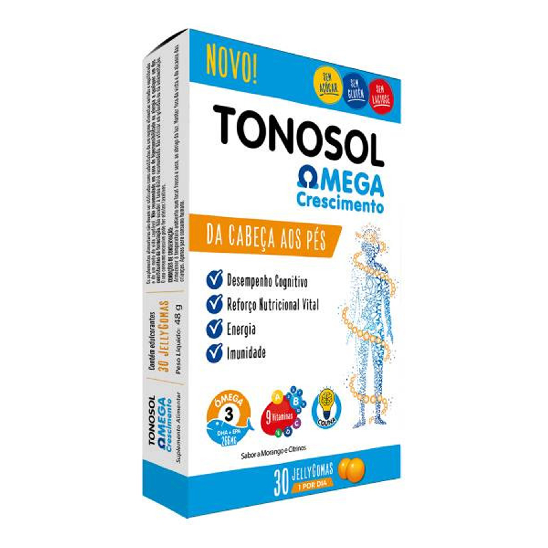 Tonosol Omega Crescimento 30 Gomas