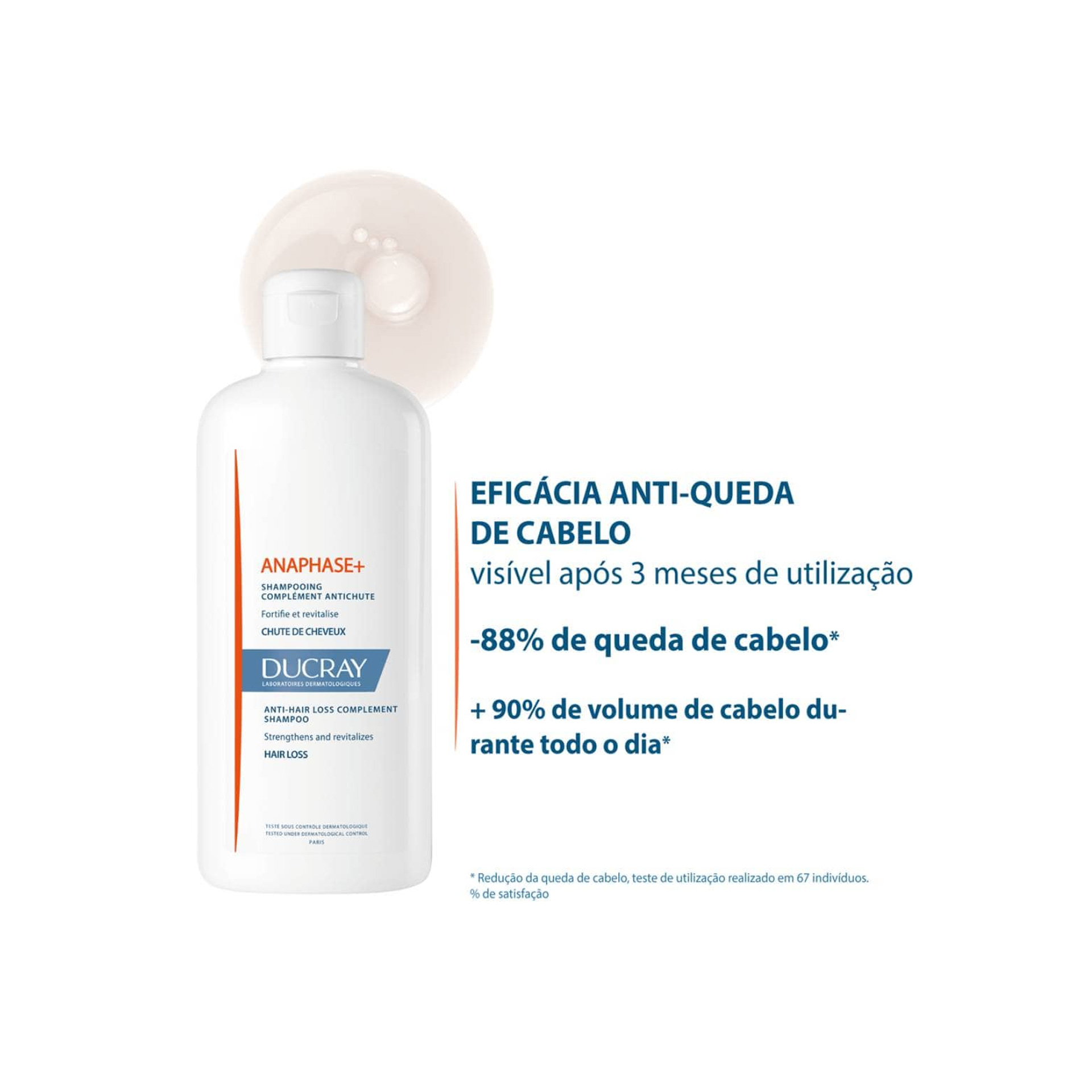 Ducray Anaphase+ Shampoo Queda de Cabelo 400ml