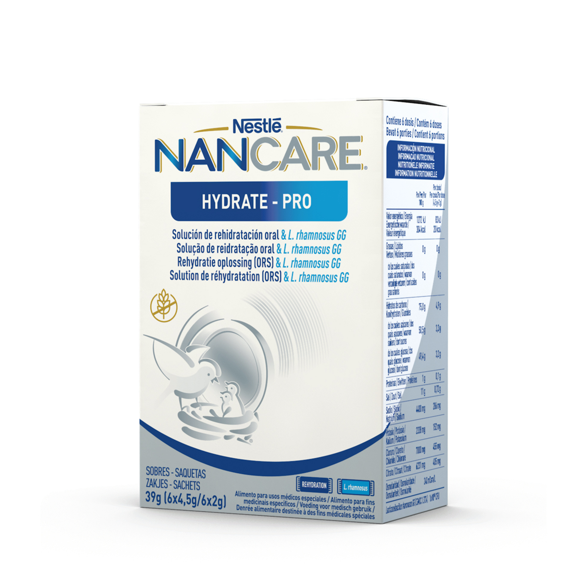 Nancare Hydrate Pro Saquetas 6x4,5g + 6x2g