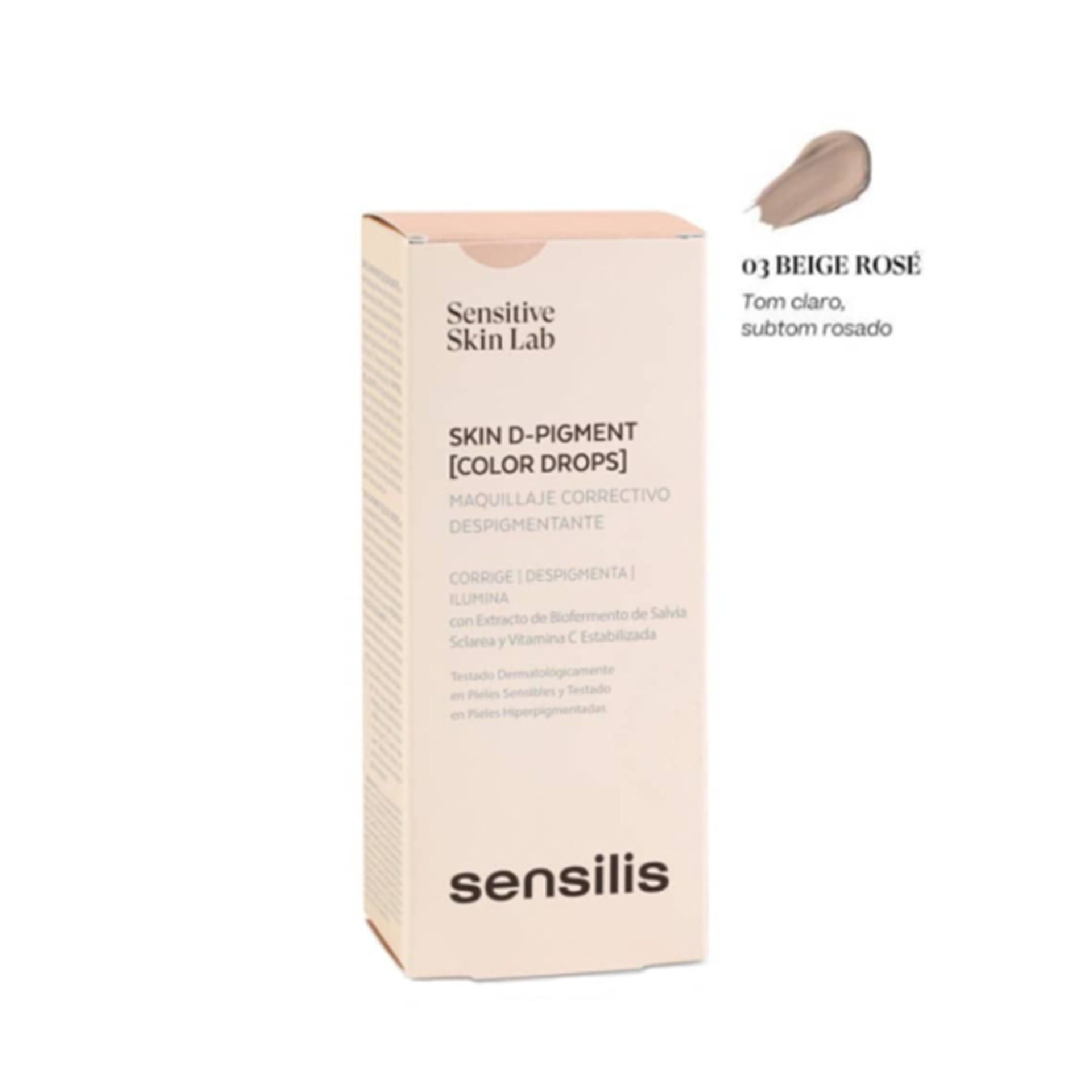 Sensilis Skin D-Pigment Color Drops Base 03 Beige Rosé 30ml