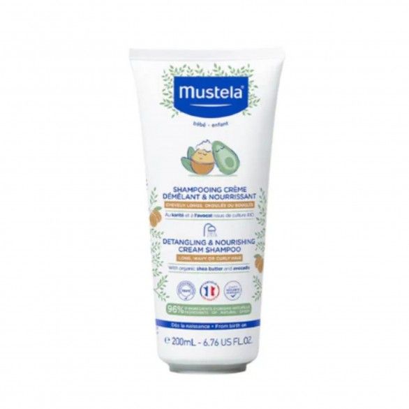 Mustela Shampoo Creme Desembaraador Nutritivo 200ml