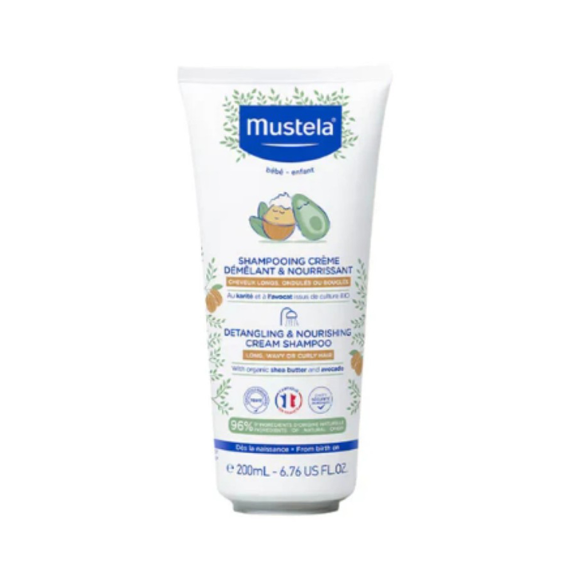 Mustela Shampoo Creme Desembaraçador Nutritivo 200ml