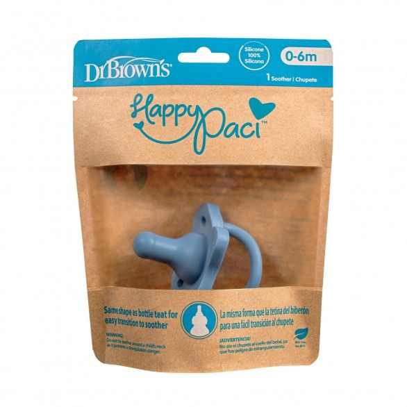 Dr Browns Chupeta Silicone Azul 0-6m