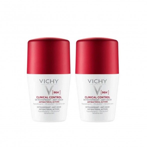 Vichy Clinical Control 96H Mulher 50mlx2 - 50% 2 Unidade