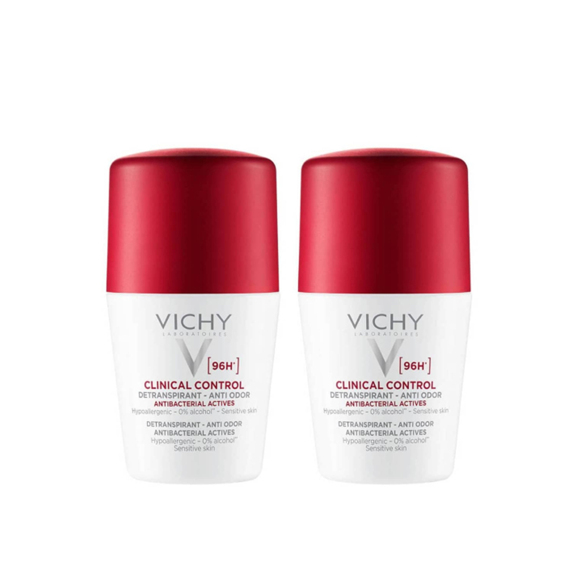Vichy Clinical Control 96H Mulher 50mlx2 - 50% 2ª Unidade