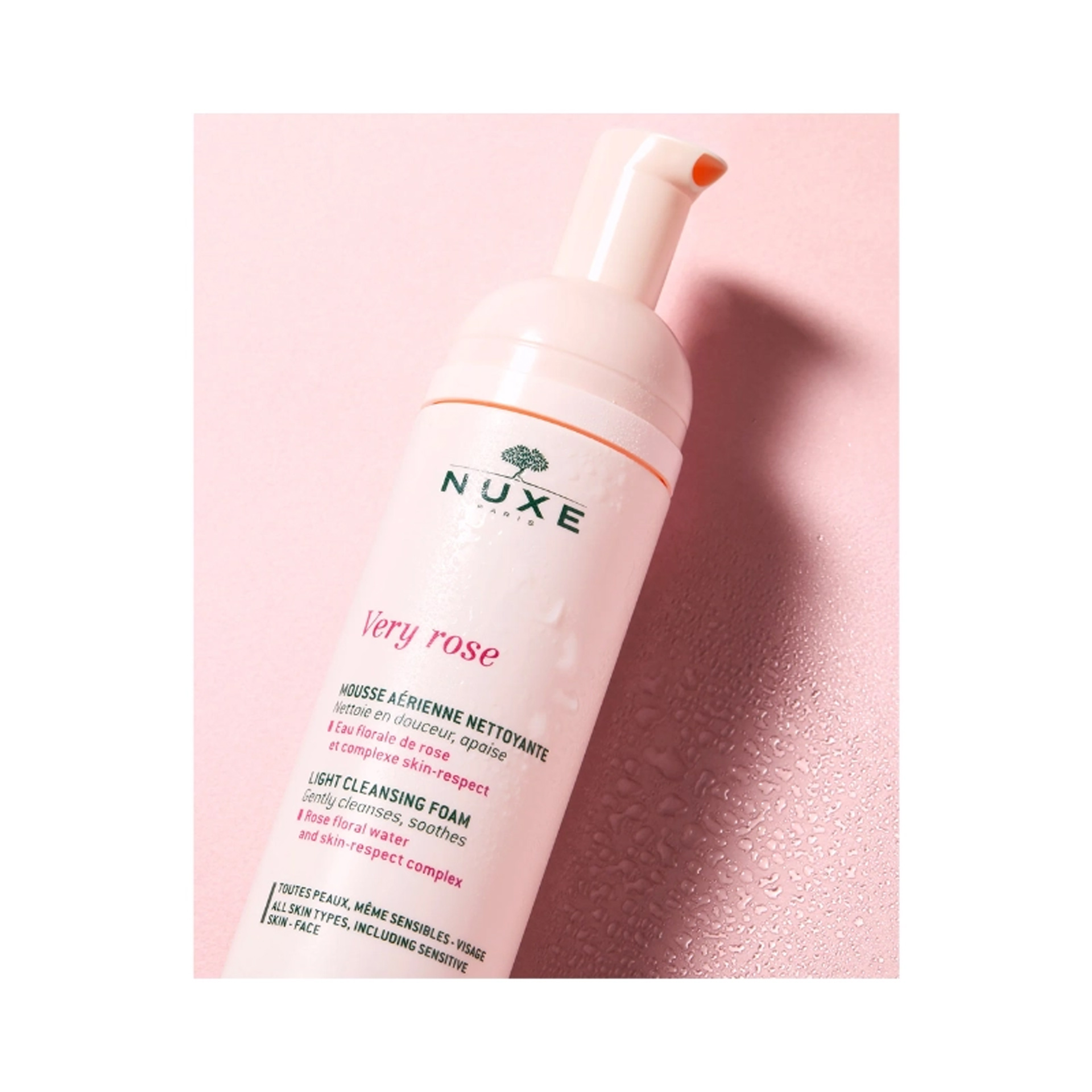 Nuxe Very Rose Espuma Leve de Limpeza 150ml