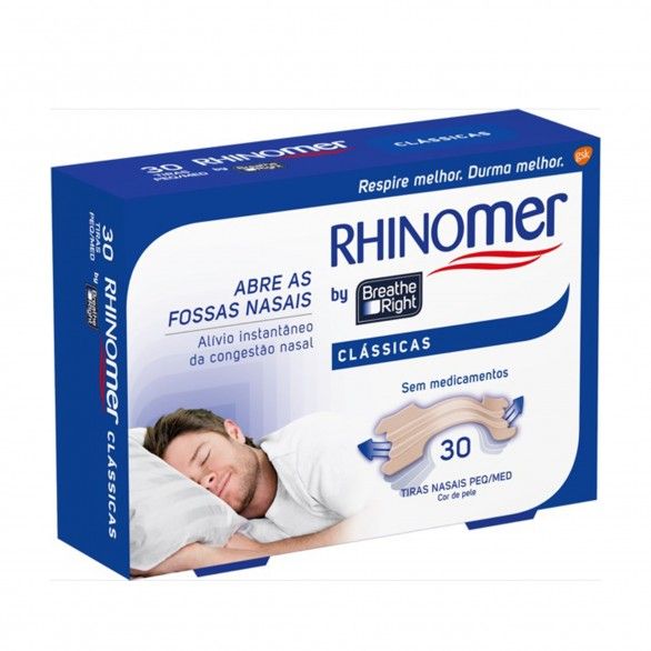Breathe Right Penso Nasal Pequeno/Mdio 30 Unidades
