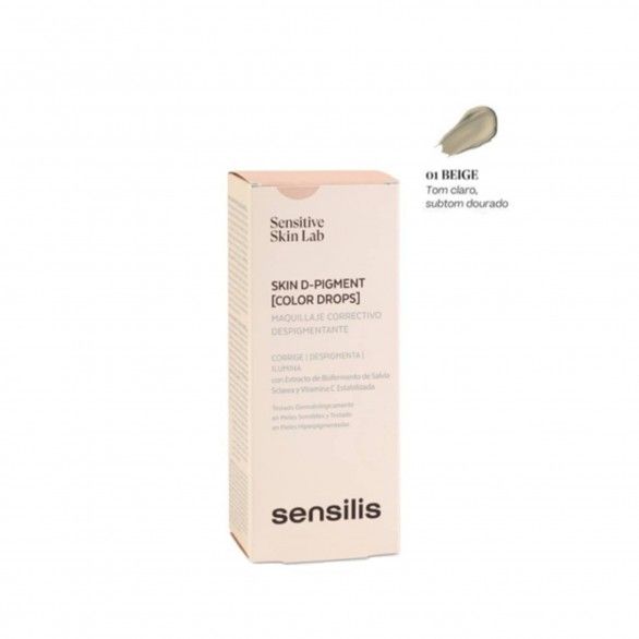 Sensilis Skin D-Pigment Color Drops Base 01 Beige 30ml