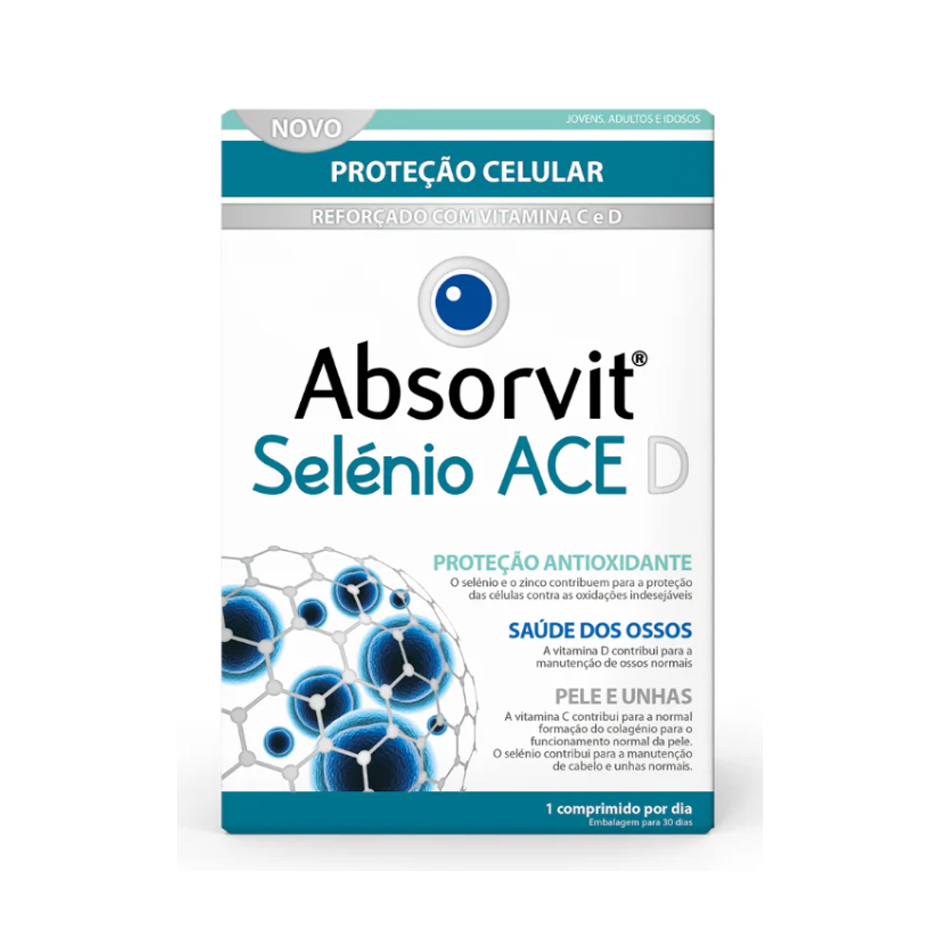 Absorvit Selénio ACE 30 Comprimidos