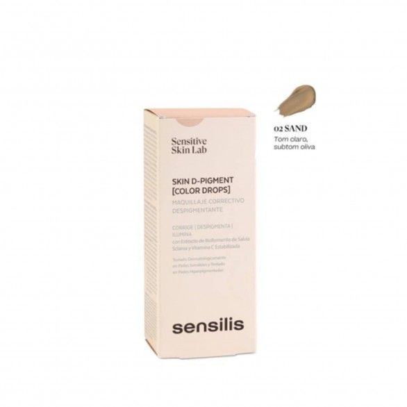 Sensilis Skin D-Pigment Color Drops Base 02 Sand 30ml