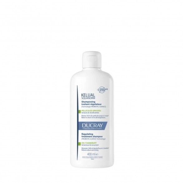 Ducray Kelual-Squanorm Shampoo Caspa Oleosa 400ml