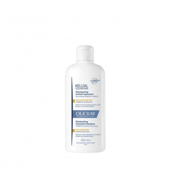 Ducray Kelual-Squanorm Shampoo Caspa Seca 400ml