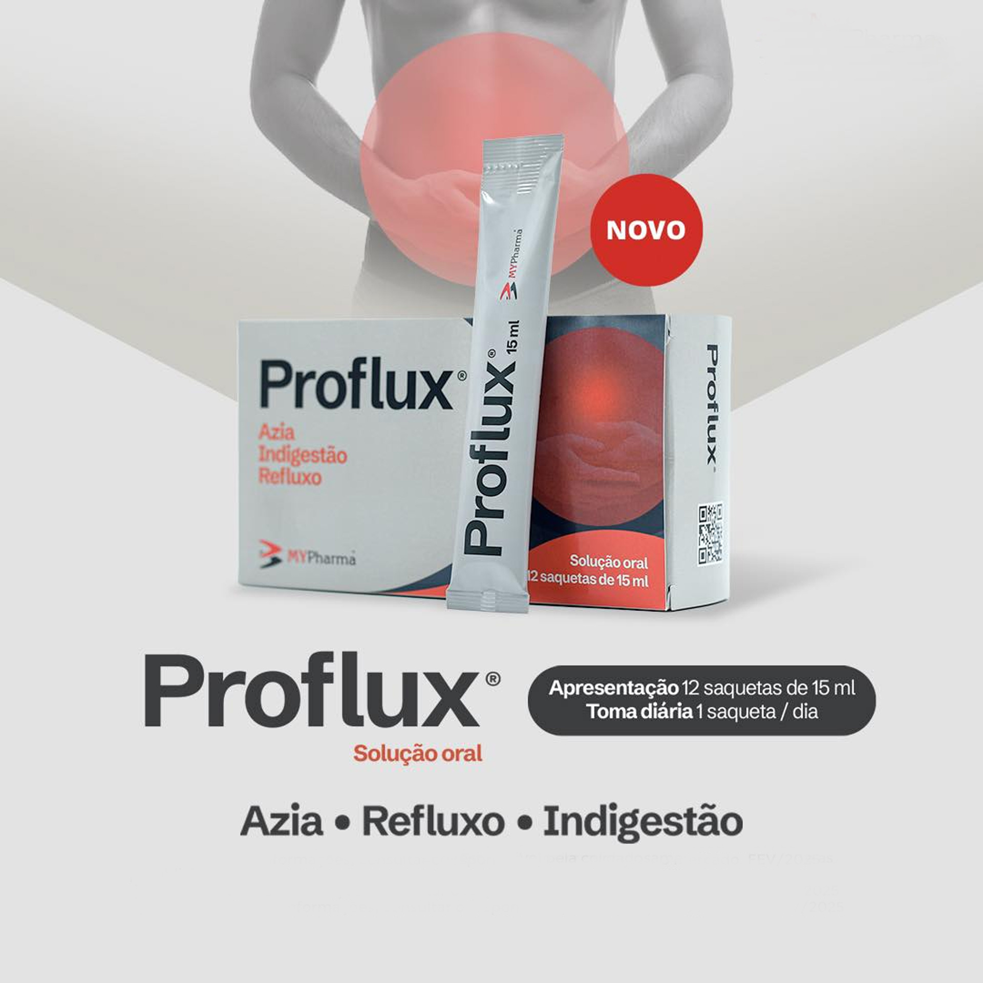 Proflux Solução Saquetas Baunilha 15ml x12 unidades