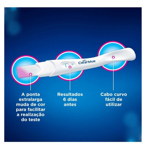 Clearblue Early Teste de Gravidez 6 Dias