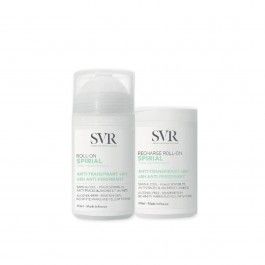SVR Spirial Duo Roll-On Transpirao Excessiva + Recarga 2x50ml