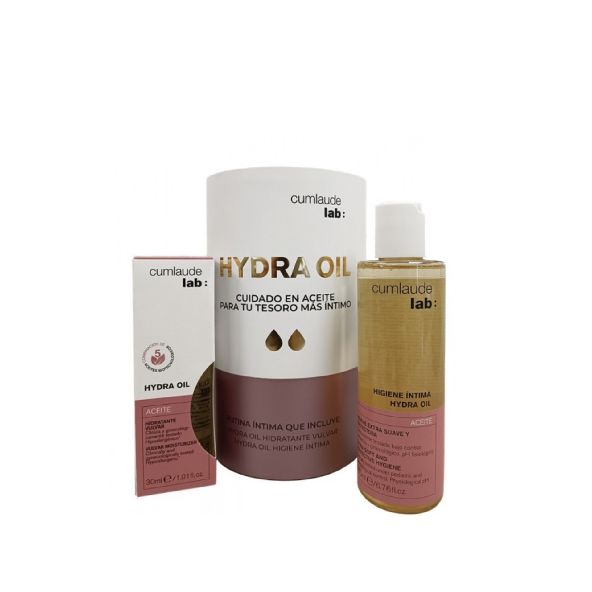 Cumlaude Hydra Oil Hidratante Vulvar 30ml + Hydra Oil Higiene Intima 200ml