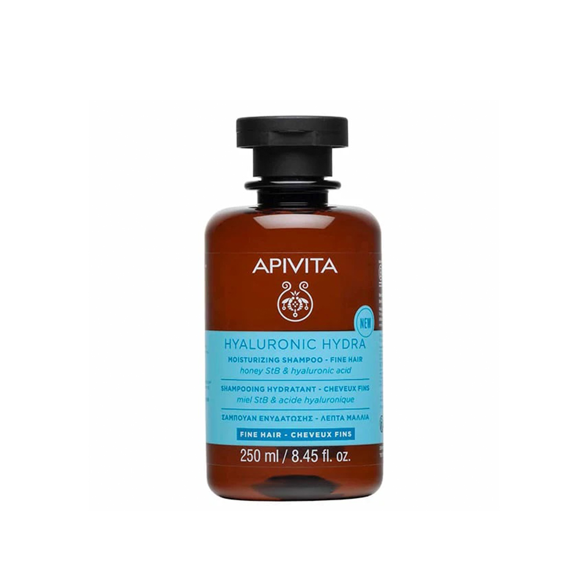 Apivita Champô Hidratante Ácido Hialurónico Aloé e Mel 250ml