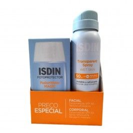 Isdin Pack Fusion Water Magic + Transparent Spray 100ml
