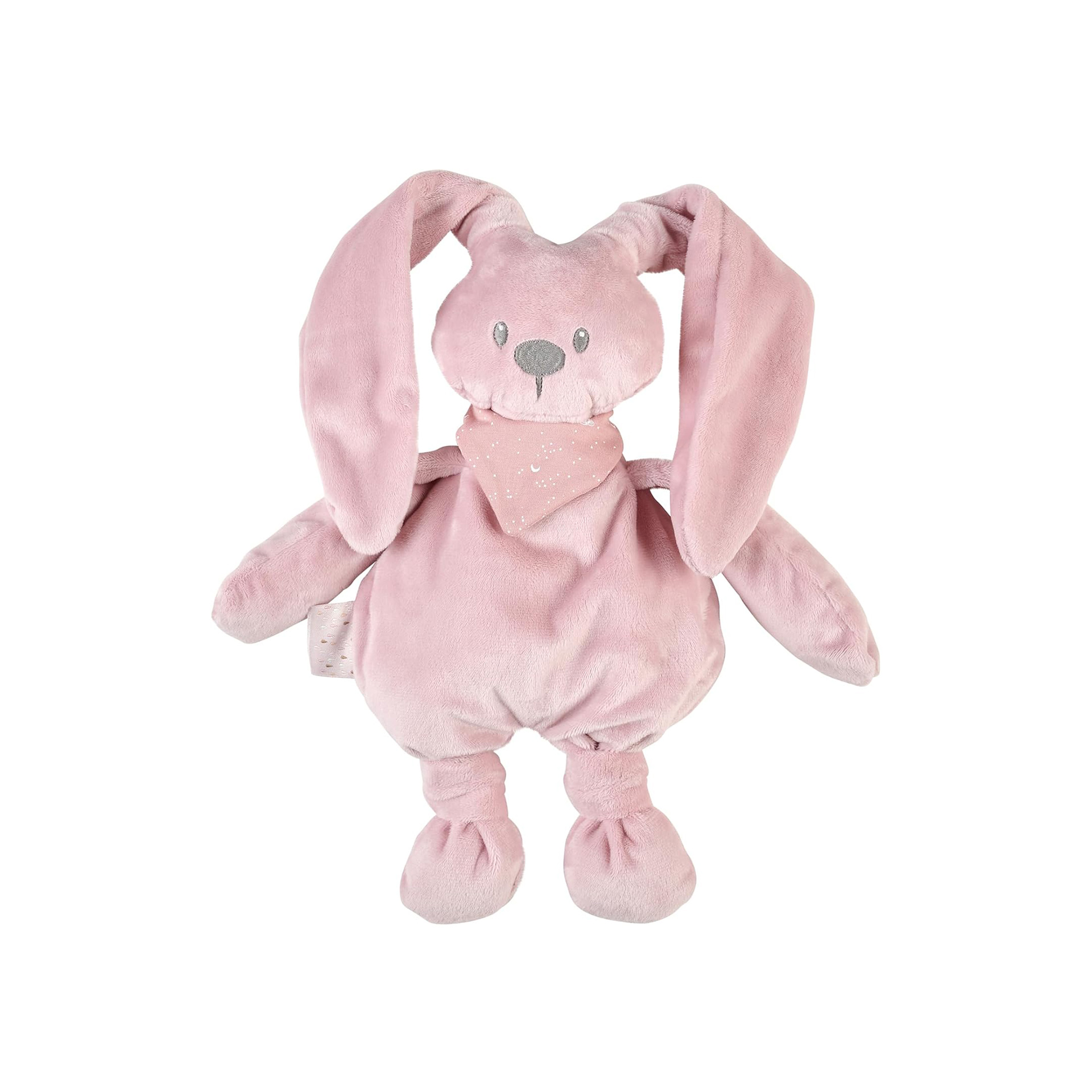 Nattou Coelho com Lenço Brilha No Escuro Lapidou Old Pink +0M