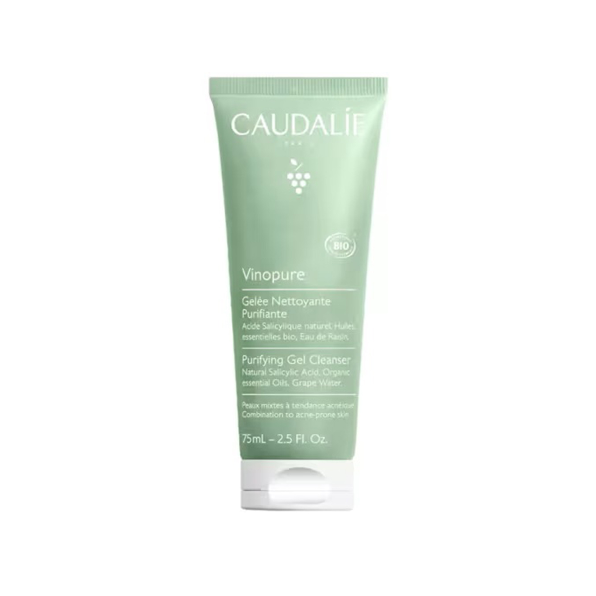 Caudalie Vinopure Gel de Limpeza Facial Purificante 75ml