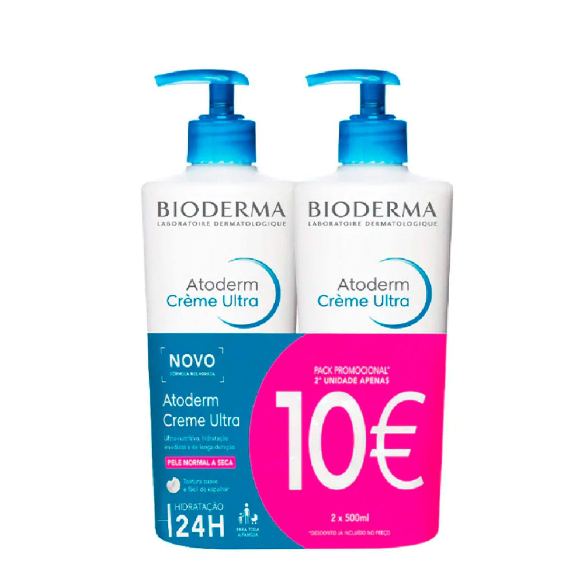 Bioderma Atoderm Creme Ultra - 500ml (Pack Duplo)