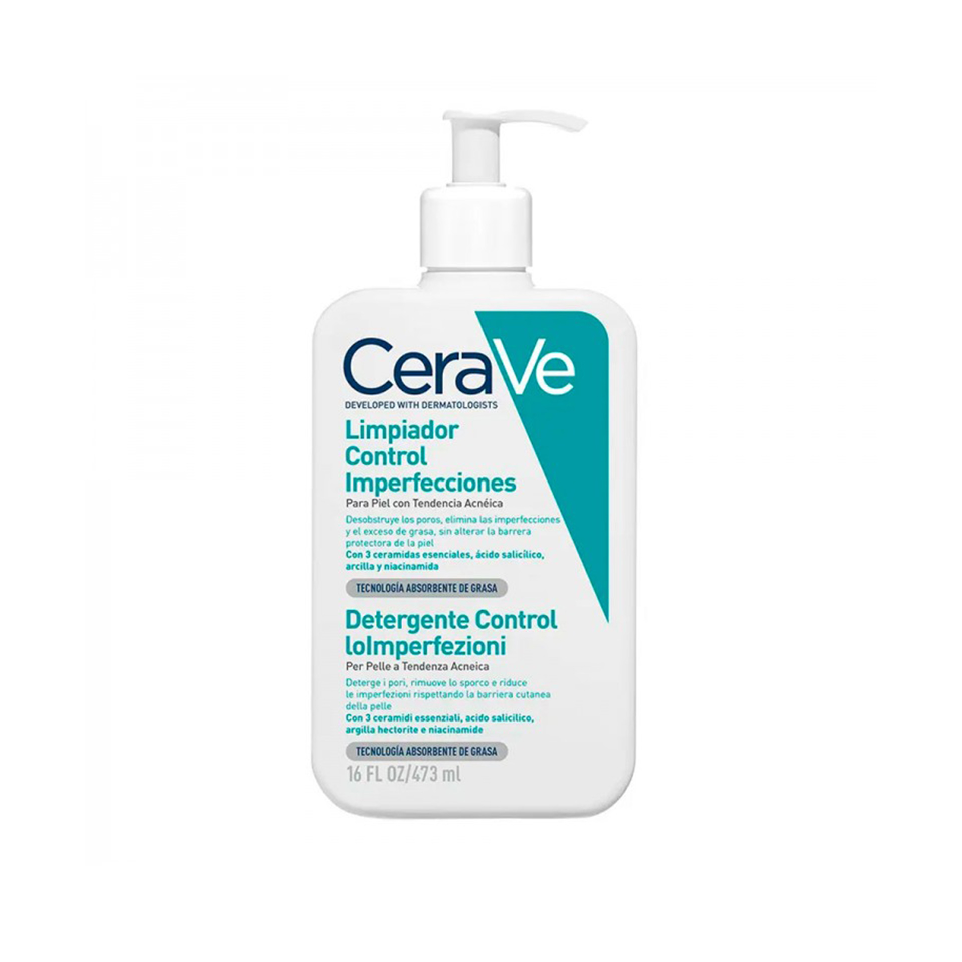 CeraVe Gel de Limpeza Controlo Imperfeições 473ml