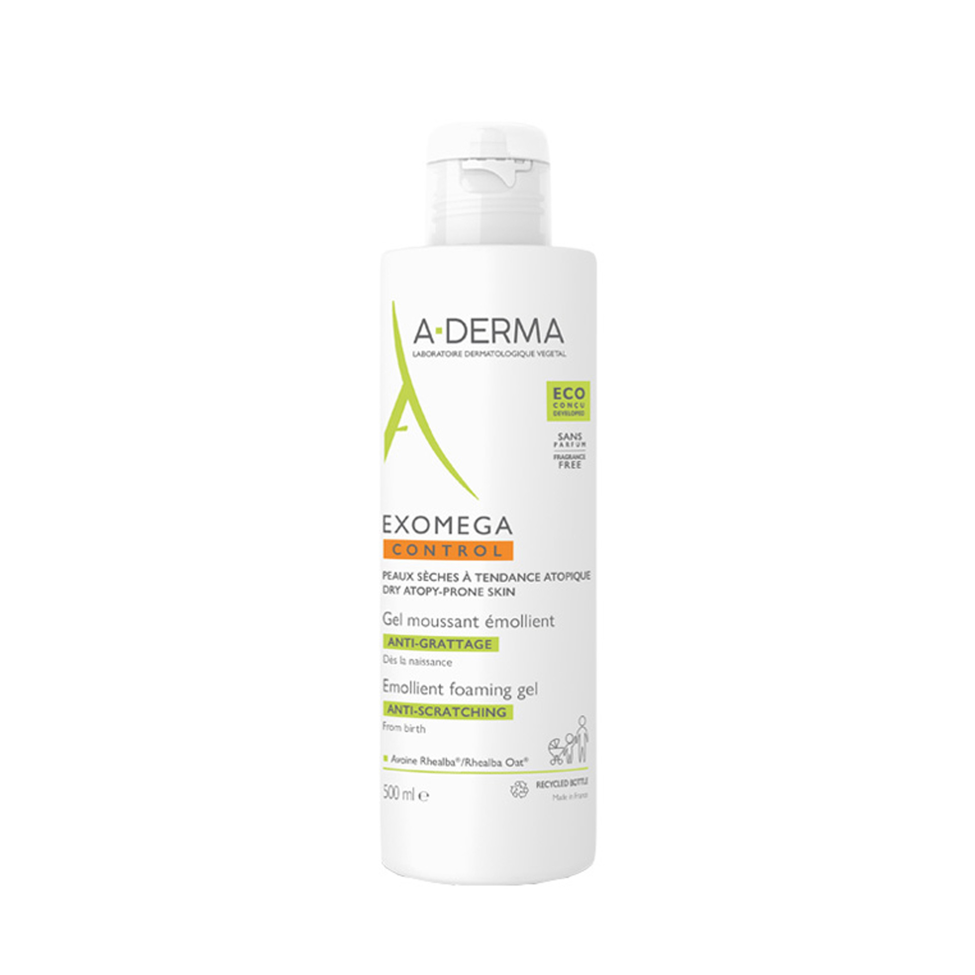 A-Derma Exomega Control Gel Espuma Emoliente 500ml