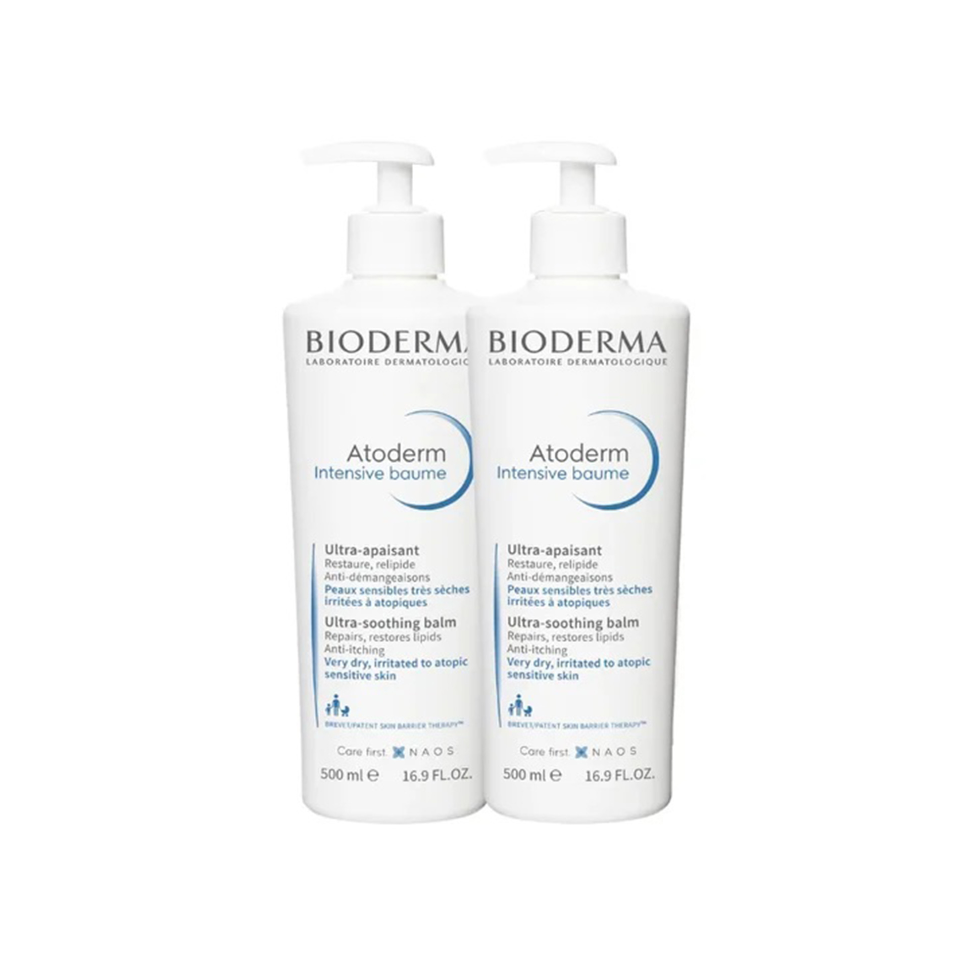 Bioderma Atoderm Intensive Baume 500ml X2