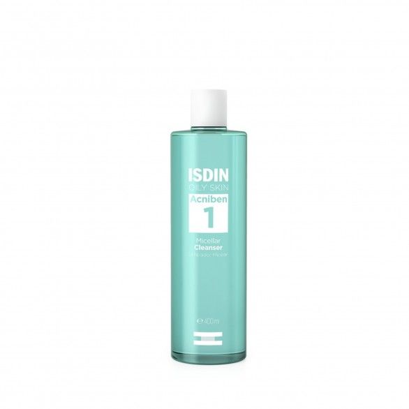 Isdin Acniben Solução Micelar Limpeza 400ml Isdin Acniben Solução Micelar Limpeza 400ml