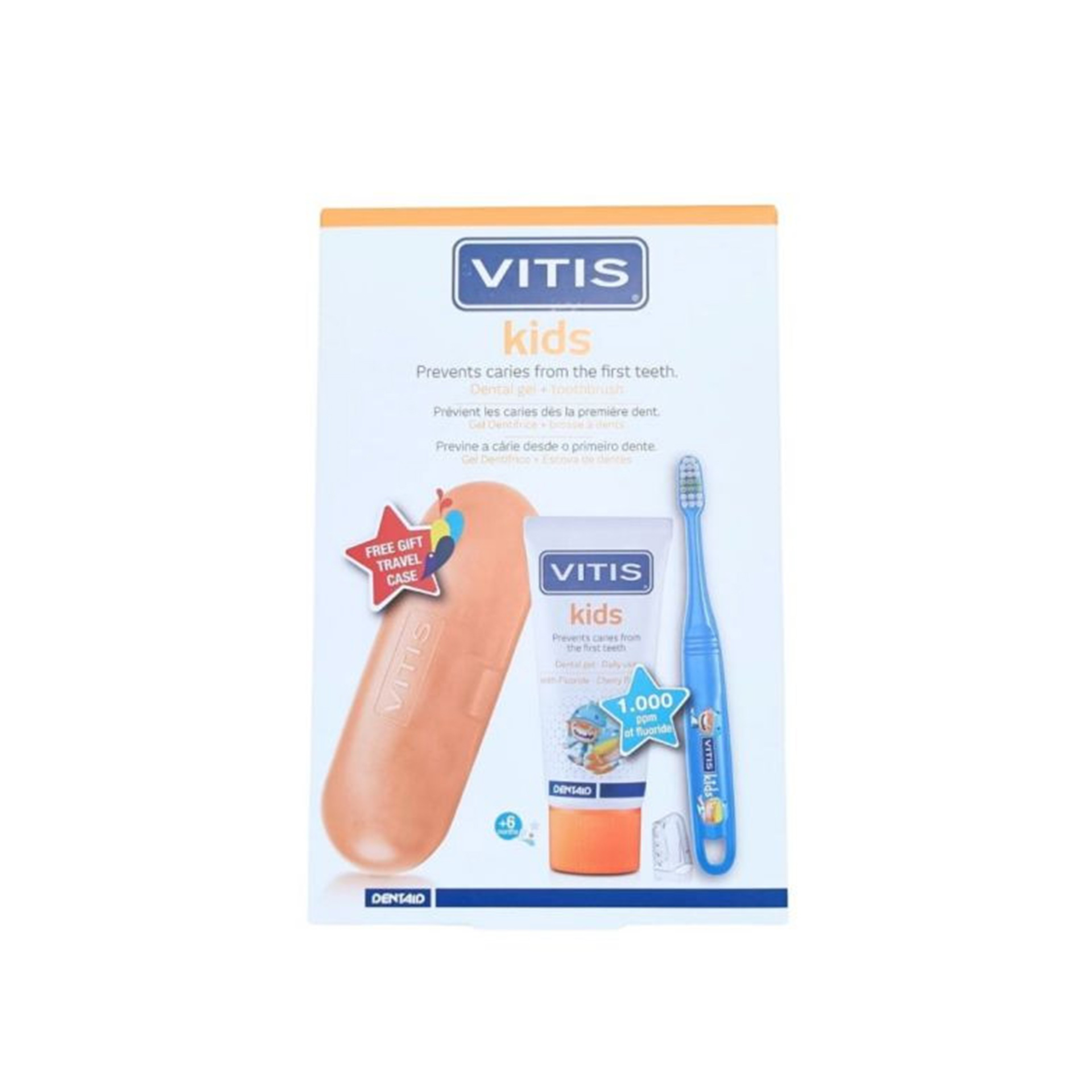 Vitis Kids Escova + Pasta 50ml + Estojo