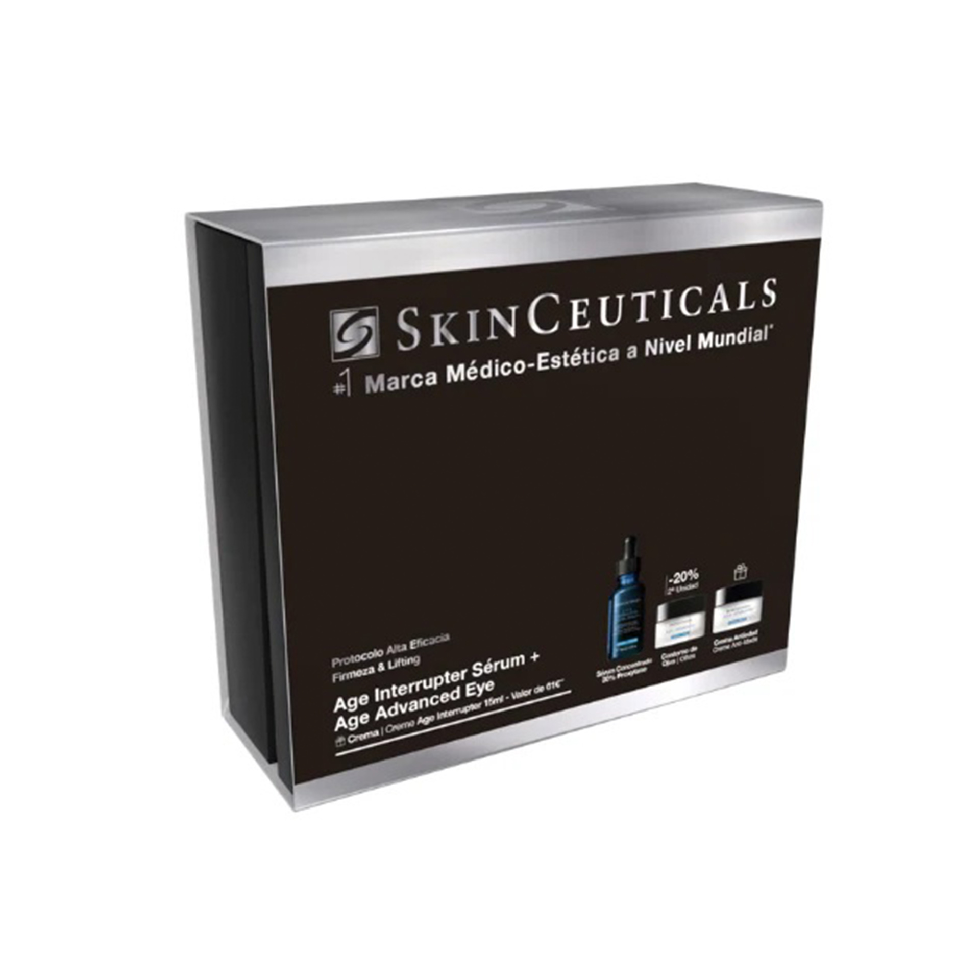 SkinCeuticals Coffret Firmeza & Lifting Age Interrupter + Age Advanced Eye (Oferta Age Interrupter 1