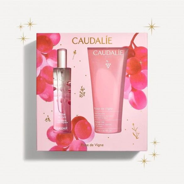 Caudalie Rose de Vigne gua Perfumada 50ml + Gel de Banho 200ml Coffret