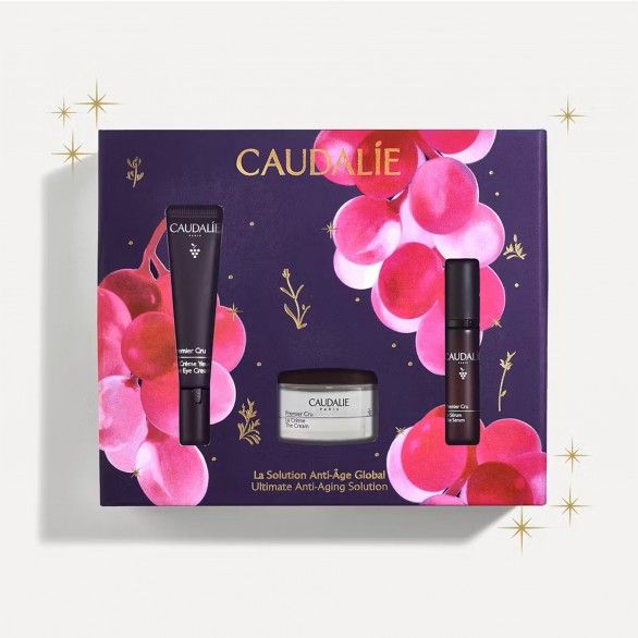 Caudalie Coffret Premier Cru Creme Olhos 15mL + Premier Cru Sérum 10mL + Premier Cru Creme 15mL Caudalie Coffret Premier Cru Creme Olhos 15mL + Premier Cru Sérum 10mL + Premier Cru Creme 15mL