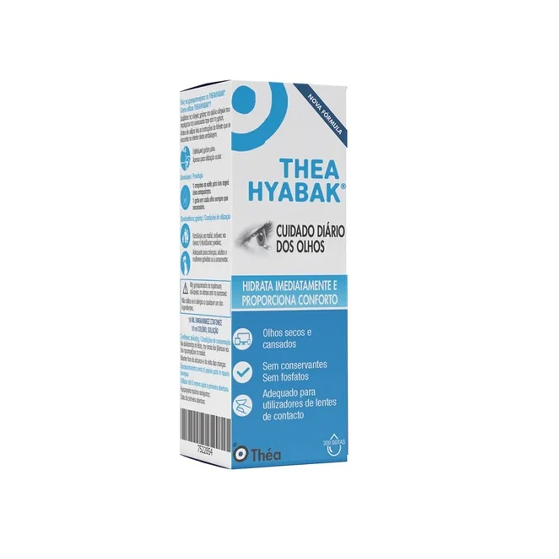 Théa Hyabak Cuidado Diário Dos Olhos 10ml (300 Gotas)