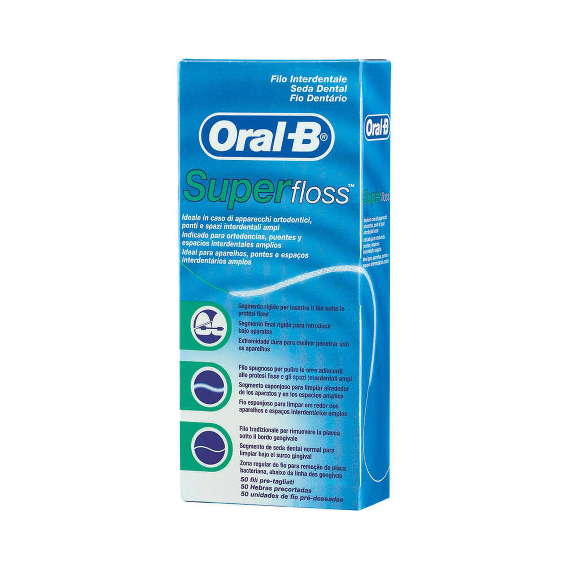 Oral-B Superfloss Fio Dentário x50