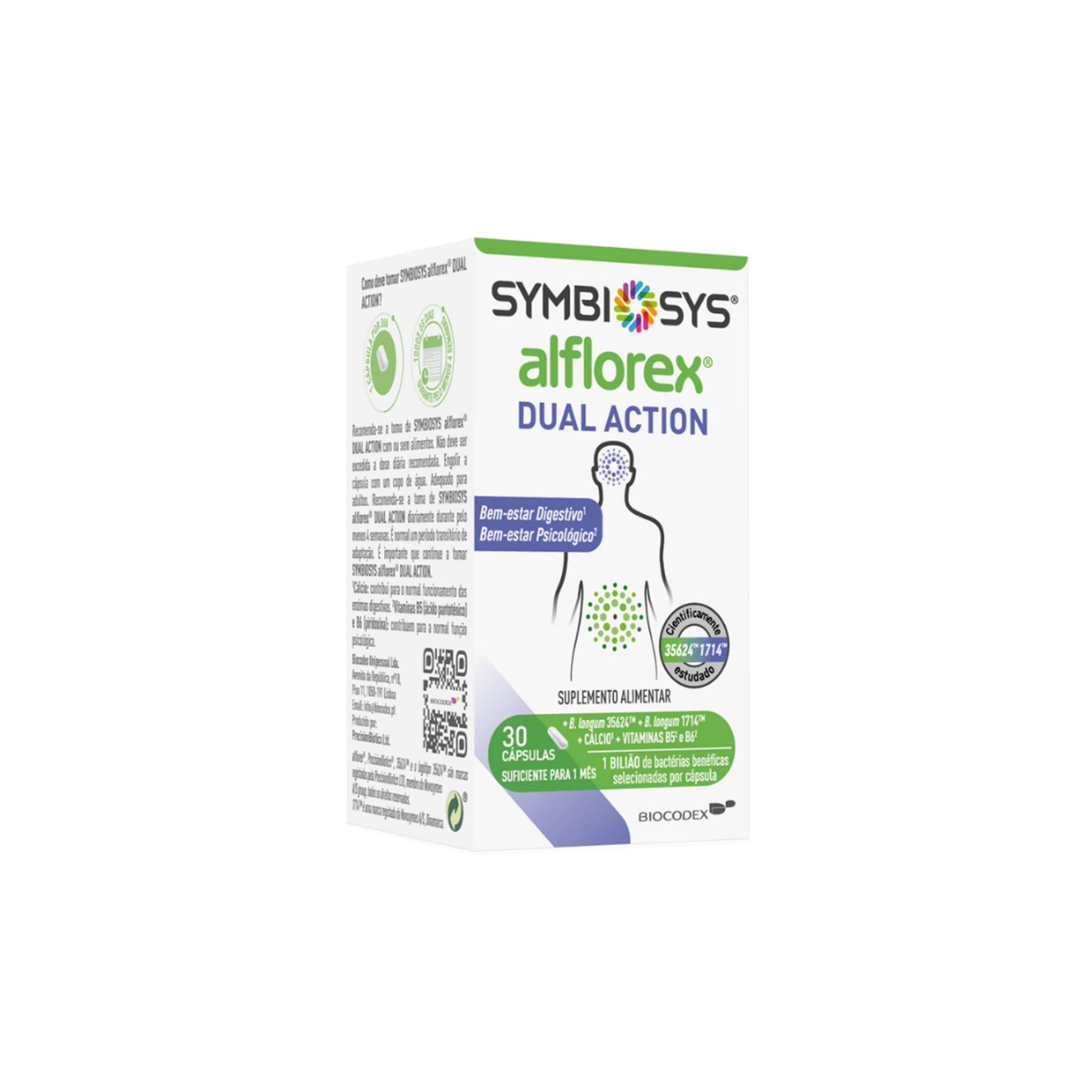 Symbiosys Alflorex Dual Action 30 Cápsulas