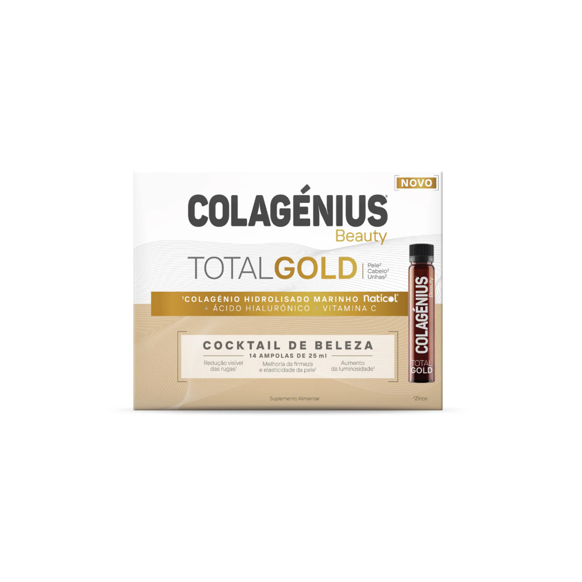 Colagénius Total Gold 14x25ml Ampolas