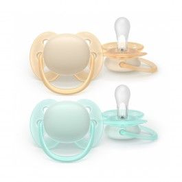Philips Avent 2 Chupetas Silicone Ultra Macia 0-6 Meses