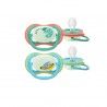 Philips Avent 2 Chupetas Eco UltAir Night 6-18M Azul Philips Avent 2 Chupetas Eco UltAir Night 6-18M Azul