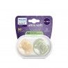 Philips Avent 2 Chupetas Silicone Ultra Soft 6-18M Azul/Verde Philips Avent 2 Chupetas Silicone Ultra Soft 6-18M Azul/Verde