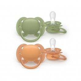 Philips Avent 2 Chupetas Eco UltSoft 18M+
