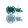 Philips Avent 2 Chupetas Eco UltSoft 18M+ Azul Philips Avent 2 Chupetas Eco UltSoft 18M+ Azul