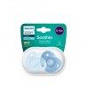 Philips Avent Pack 2 Chupetas Soothie 0-6m Azul - SCF099/21 Philips Avent Pack 2 Chupetas Soothie 0-6m Azul - SCF099/21