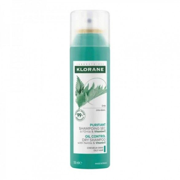Klorane Purificante Shampoo Seco com Ortiga e Vitamina E 150ml Klorane Purificante Shampoo Seco com Ortiga e Vitamina E 150ml