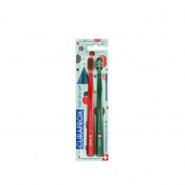 Curaprox CS 5460 Escovas de Dentes Ultra Suave Edi��o Natal Duo