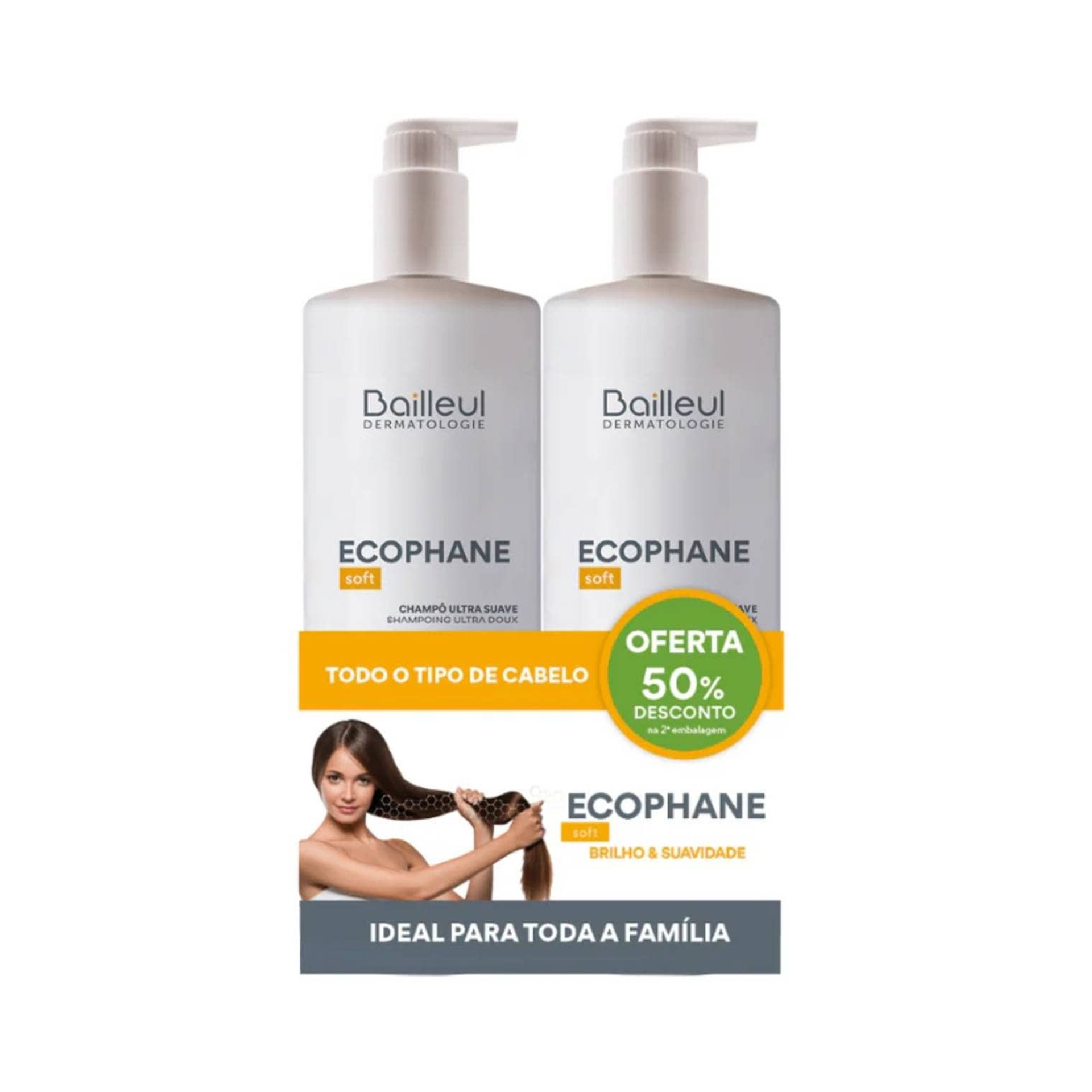 Ecophane Soft Shampoo Ultra Suave 2x500ml