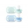 Philips Avent 2 Chupetas Eco UltStart 0-2M Azul Philips Avent 2 Chupetas Eco UltStart 0-2M Azul