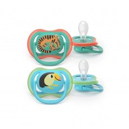 Philips Avent 2 Chupetas Eco UltAir Deco 6-18M Azul
