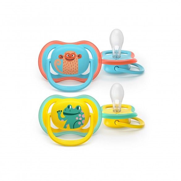 Philips Avent 2 Chupetas Eco UltAir Deco 18M+ Azul Philips Avent 2 Chupetas Eco UltAir Deco 18M+ Azul